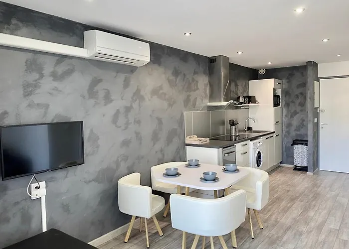 L'hermitage - Moderne - Piscine - Ascenseur - Quart Golf Apartamento